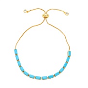() occidental style fashion all-Purpose color zircon braceletins samll bracelet womanbrk