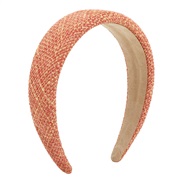 ( Orange)F width retro brief knitting Headband  high  woman Headband