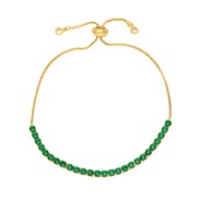 ( green)zircon braceletbracelet embed color zircon bracelet womanbrk