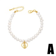 (A) Pearl bracelet samll high retroins wind love Five-pointed star braceletbrk