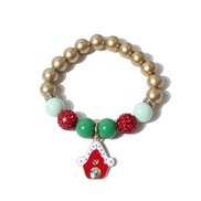 (BR77  1)christmas diamond  christmas beads bracelet hristmas bracelet R