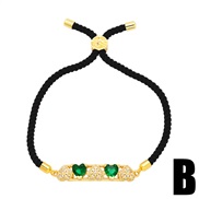 (B)  creative love rope weave bracelet fashion braceletbrk