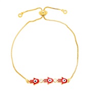 ( red) personality brief multicolor enamel braceletins wind fashion braceletbrk