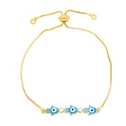 ( blue) personality brief multicolor enamel braceletins wind fashion braceletbrk