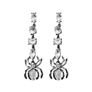 ( 3)exaggerating black insect Earring personality Alloy diamond earring occidental style Earring