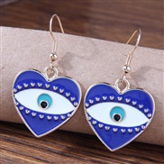 fashion  concise Metal concise eyes love temperament rope personality earrings