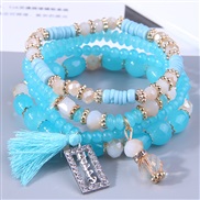 fashion concise all-Purposelove tassel  multilayer accessories lady temperament bracelet