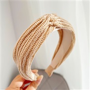( Color )Autumn and Winter all-Purpose woolen knitting width high samll Headband color all-PurposeR