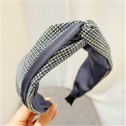 ( gray )Korean style color wind Headband retro temperament samll style pattern HeadbandR