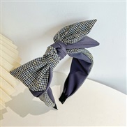 ( gray butterfly )Korean style wind Headband retro bow Headband all-PurposeR