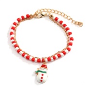 christmas series creative Santa Claus christmas bracelet  occidental style christmas