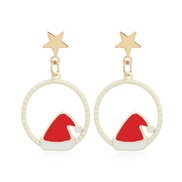 christmas  occidental style cartoon christmas enamel earrings earring