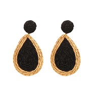 ( blue)UR fashion Bohemian style earrings handmade weave drop earring woman