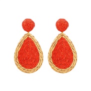 ( red)UR fashion Bohemian style earrings handmade weave drop earring woman