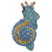 ( blue)occidental style Alloy diamond brooch woman lovely fashion fashion flower Clothing
