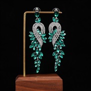 ( green)exaggerating retro earrings  multicolor Optional pattern fashion  new earrings