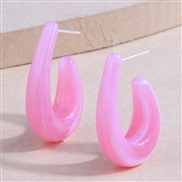fashiont sweetOL concise resin drop accessories personality ear stud