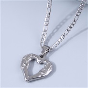 classic stainless steel love temperament man woman personality necklace