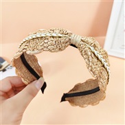 (camel )Bohemian style Headband brief width cortex high-end weave Headband