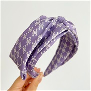 (purple butterfly )autumn width Korea fashion bow Headband head brief temperament Headband womanR