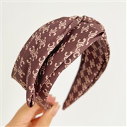 ( Red brown butterfly )autumn width Korea fashion bow Headband head brief temperament Headband womanR