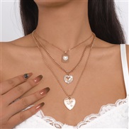( Gold) wind samll chain woman  love embed temperament geometry clavicle