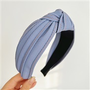 ( blue ) fashion Headband head Korean style width Cloth lady HeadbandF