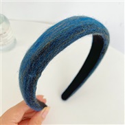 ( blue )Korean style Autumn and Winterins gradual change woollen Cloth Headband  day HeadbandF