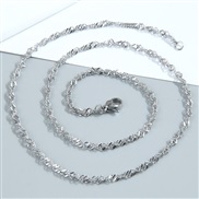 45cm fashion concise chain man woman personality necklace