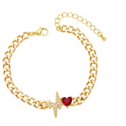 ( red)creative personality love bracelet womanins fashion samll brief loversbrh