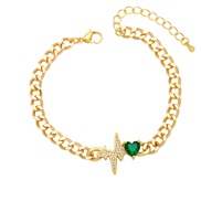 ( green)creative personality love bracelet womanins fashion samll brief loversbrh