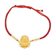 ( yellow) creative Chinese style rope bracelet  fashion diamond zircon bracelet womanbrh