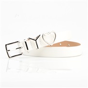 ( white)lady belt styleIYO fashion buckle Cowboy belt love buckle collocation Clothing Dress belt
