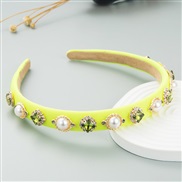 ( yellow) eadband fashion Pearl thin eadband woman brief Korean style color belt