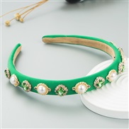 ( green) eadband fashion Pearl thin eadband woman brief Korean style color belt