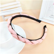 ( Pink)Koreains style twisted eadband  brief chain weave  woman eadband