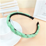 ( Cyan green)Koreains style twisted eadband  brief chain weave  woman eadband