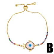 (B)occidental style fashion brief personality color zircon braceletins wind butterfly braceletbrf