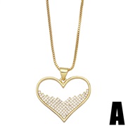 (A)samll lovely animal samll pendant necklace womanins brief personality love clavicle chainnkb