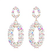 (AB) earrings colorful diamond occidental style exaggerating Bohemian style woman arring