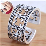 occidental style retro exaggerating concise temperament width personality opening ring