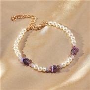 (BZ zise)creative Pearl bracelet girl student occidental style wind temperament girl student bracelet