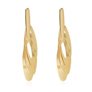 ( Gold) retro Alloy geometry long style earring  occidental style personality fashion lady earrings F