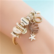 occidental style fashion new Shells pendant more elements Alloy bracelet wind bangleP more bracelet woman