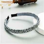 ( Silver) eadband  occidental style weave crystal eadbandins Korean style high eadband