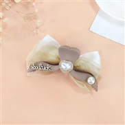 ( khakiPearl )Korea high bow  brief Pearl woman ins frosting surface