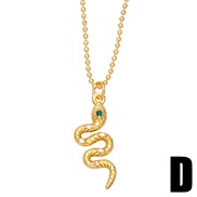 (D) animal snake necklace samll snake pendantnkb