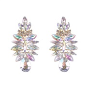 (AB color)occidental style exaggerating adies temperament luxurious fully-jewelled earrings  fashion classic drop color