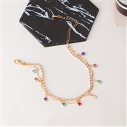 (FZ caise)F occidental style summer woman Anklet Shells eaf fashion pendant woman foot woman