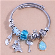 occidental style fashion  Metal all-Purpose tower drop more elements pendant concise accessories personality bangle